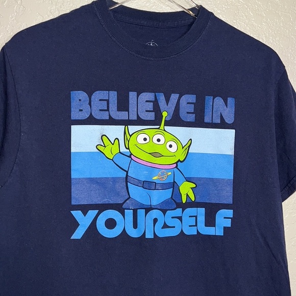 “Believe In Yourself” Toy Story Alien Graphic T Shirt - Picture 3 of 5
